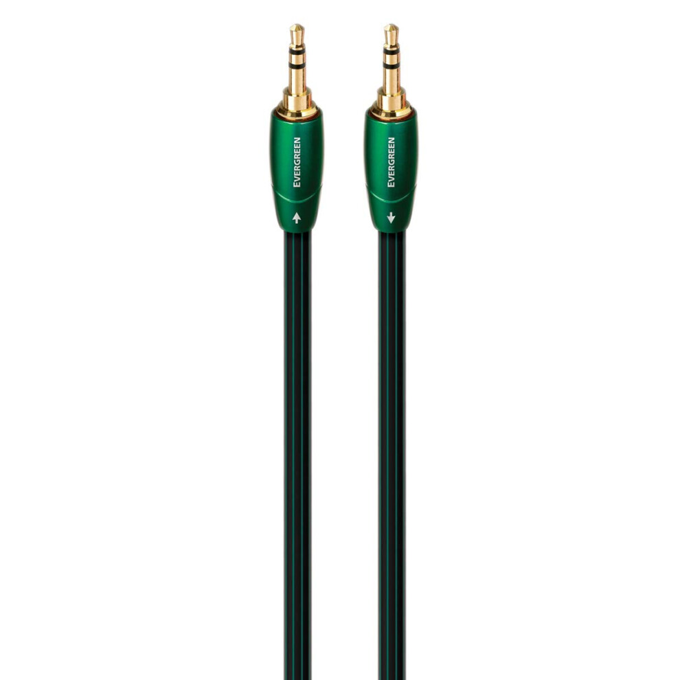 AudioQuest 2m Evergreen 3.5mm Audio Cable 3.5 mm Black - Audio Cables 3.5 mm  3.5 mm  Copper  2 m  Black