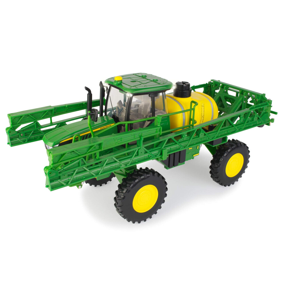 John Deere Tomy Big Farm Lights & Sounds JD R4023 Sprayer  Green  Yellow (1:16 Scale) Unisex Children