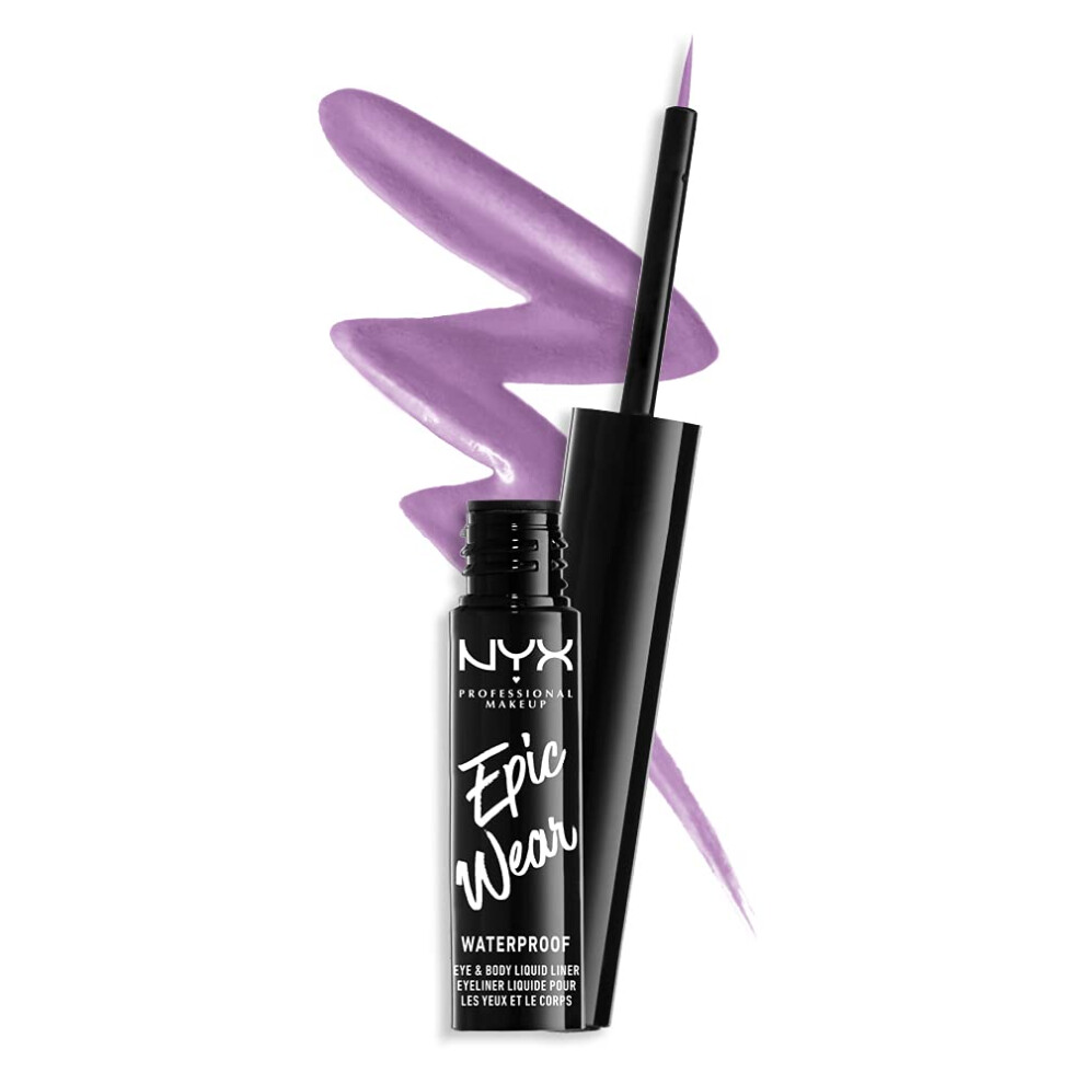 NYX PROFESSIONAL MAKEUP Epic Wear Liquid Liner  Long-Lasting Waterproof Eyeliner - Lilac