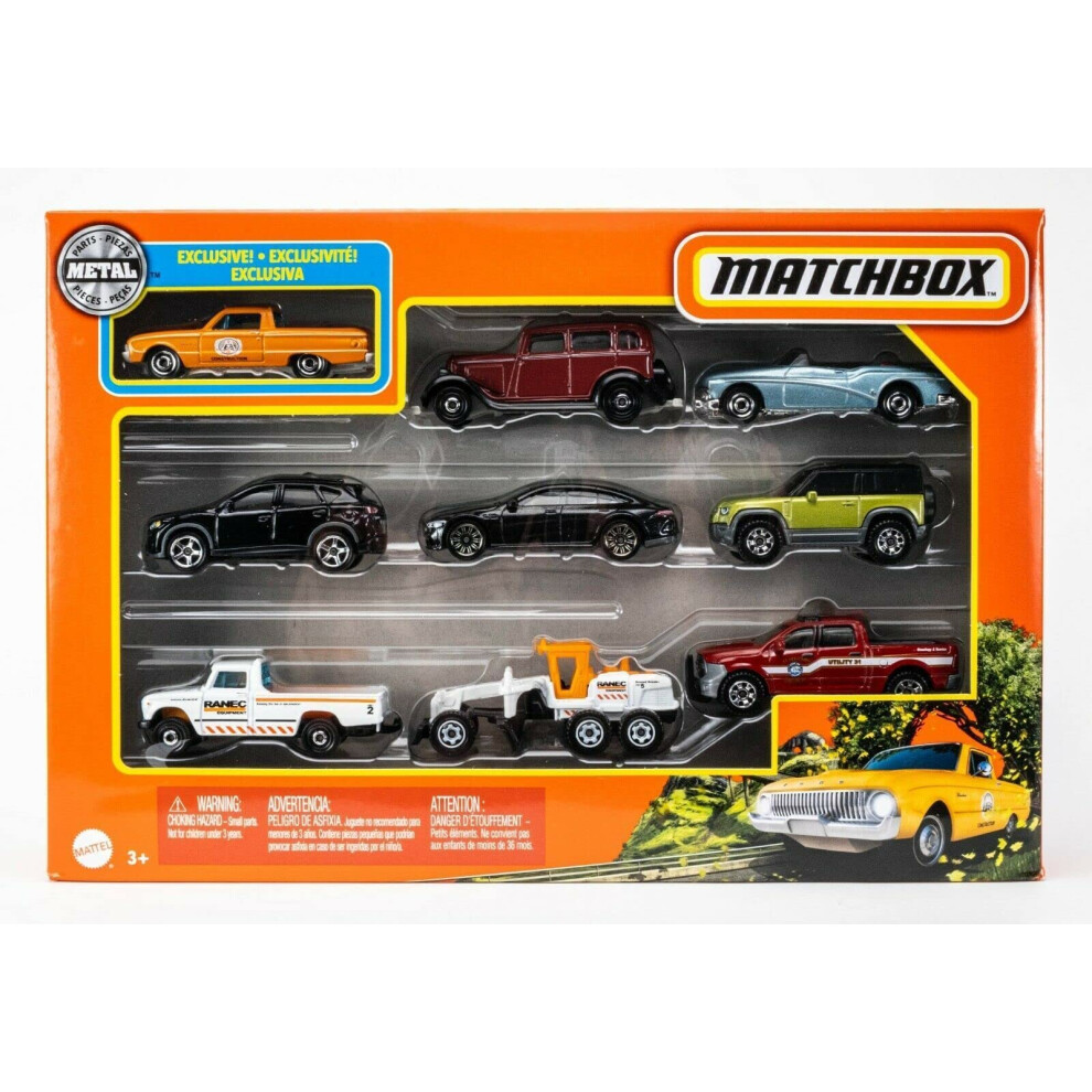 Matchbox 9 Car Gift Pack  X7111