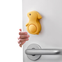 (Rabbit) Hand-clamping Door Stop Finger Pinch Guard Durable Cute Shape Safe High-quality Adhesive Creative Home Accessories Wall Protectors