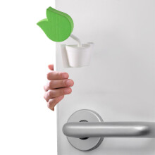 (Flower) Hand-clamping Door Stop Finger Pinch Guard Durable Cute Shape Safe High-quality Adhesive Creative Home Accessories Wall Protectors