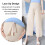 (XXL, Apricot) Summer Ice Silk Spring And Summer Wide-leg Pants Nine-point Pants Tide Mother Wear Straight Tube Loose Stomach Lift Pants 4