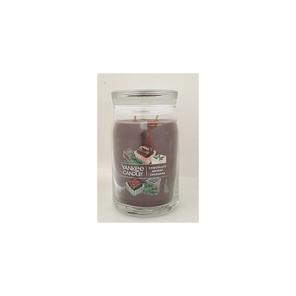 Yankee Candle Christmas Chocolate Advent Calendar Large Signature Jar Candle