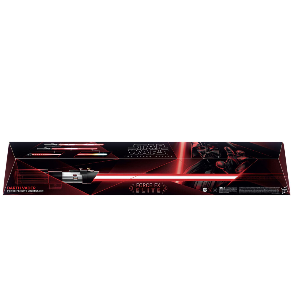 STAR WARS The Black Series Darth Vader Force FX Elite Lightsaber with Advanced LED and Sound Effects  Adult Collectible Roleplay Item