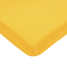 American Baby Company Fitted Mini Crib Sheet 24" x 38", Zacht Ademend Neutraal 100% Katoenen Jerseystof, Geel