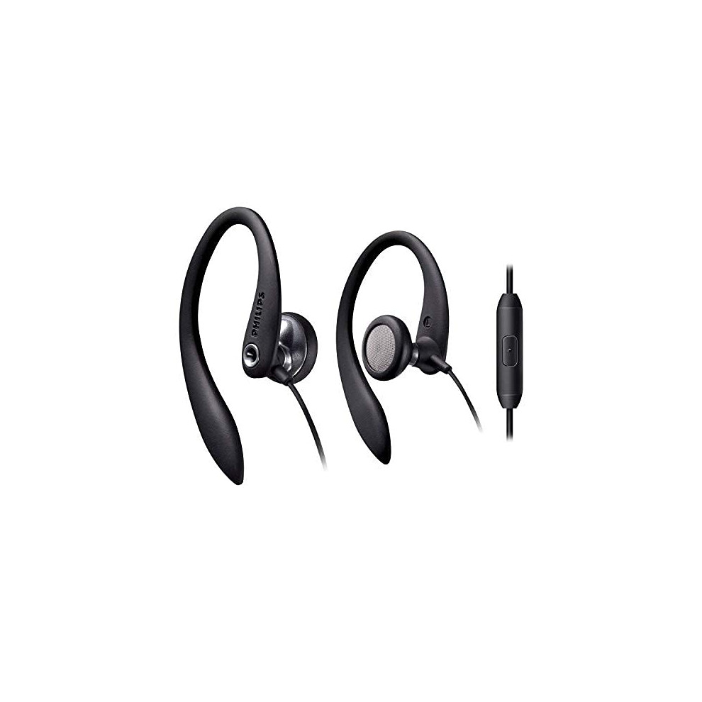 PHILIPS Over The Ear Sport Earbuds with Mic  Earphones for Sports  Running and Gym