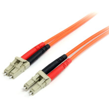 StarTech.com 1m Fiber Optic Cable - Multimode Duplex 50/125 - LSZH - LC/LC - OM2 - LC to LC Fiber Patch Cable (50FIBLCLC1)