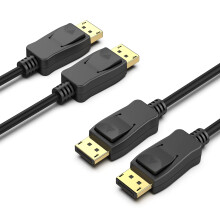 BENFEI DisplayPort to DisplayPort 6 Feet Cable 2 Pack DP to DP Male to Male Cable Gold-Plated Cord Supports 8K@60Hz 4K@144Hz 120Hz 2K@24