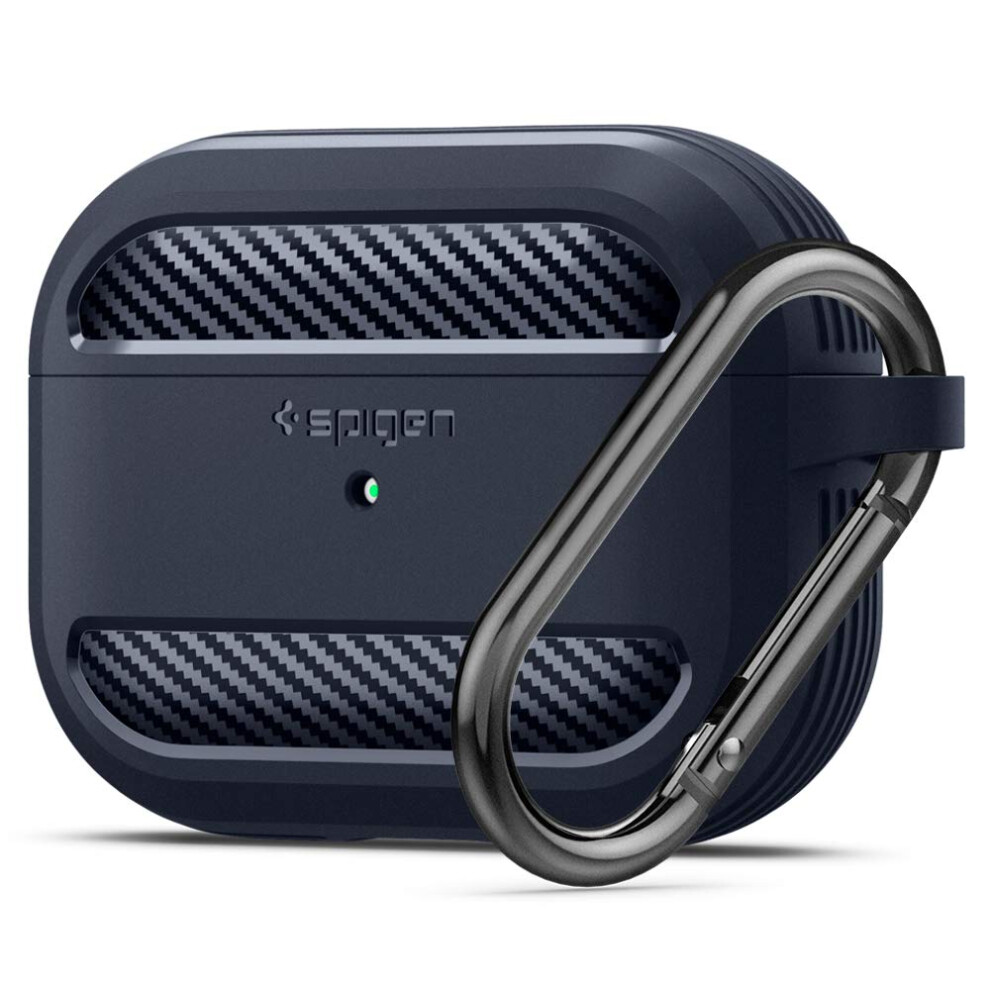 Spigen Rugged Armor Designed for Airpods Pro Case Cover Protective Charcoal