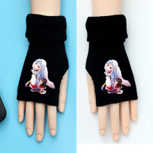 (One Size, 19) Japanese Anime Inuyasha Half Finger Gloves Fans Boys Girls Autumn Winter Warm Cartoon Mittens Gift Gloves Cosplay