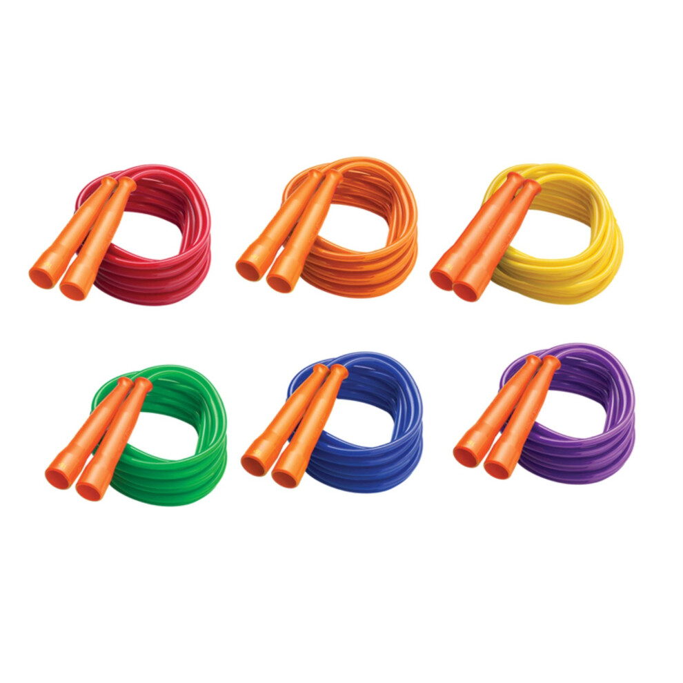 Speed Rope 16ft Orange Handle Toys & Games Assorted Licorice Rope Physical Education Chsspr16 Champion Sports