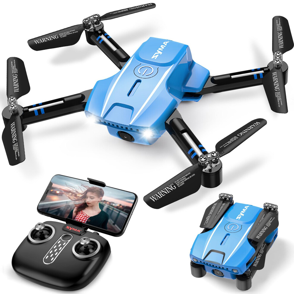 SYMA Mini Drone with Camera for Kids Adults  720P HD FPV Camera Remote Control Toys Gifts for Boys Girls with Altitude Hold  Headless Mode