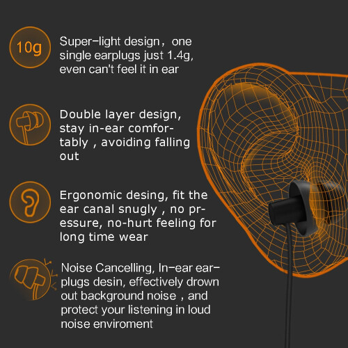Cuffie da Sonno, MAXROCK Auricolari In-ear Ultra Morbidi con Microfono e Controllo Volume 2