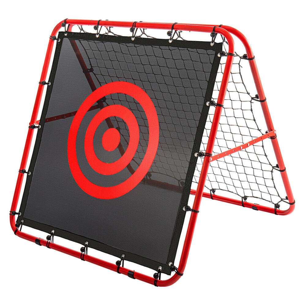 Double-Sided Football Training Net Soccer Target Goal Rebounder