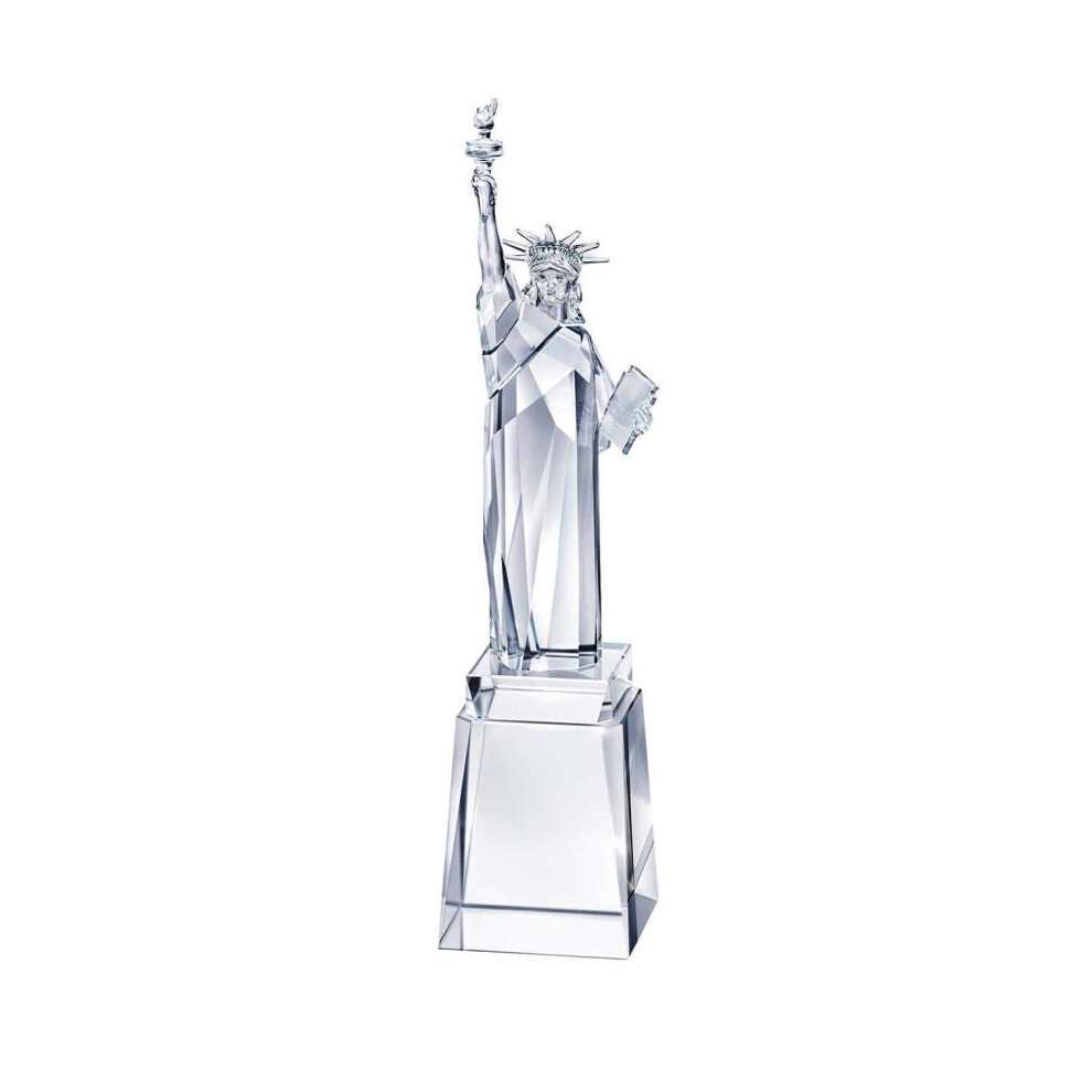 SWAROVSKI Statue of Liberty Figurine  Crystal  White  13.6 x 3.1 x 3.1 cm