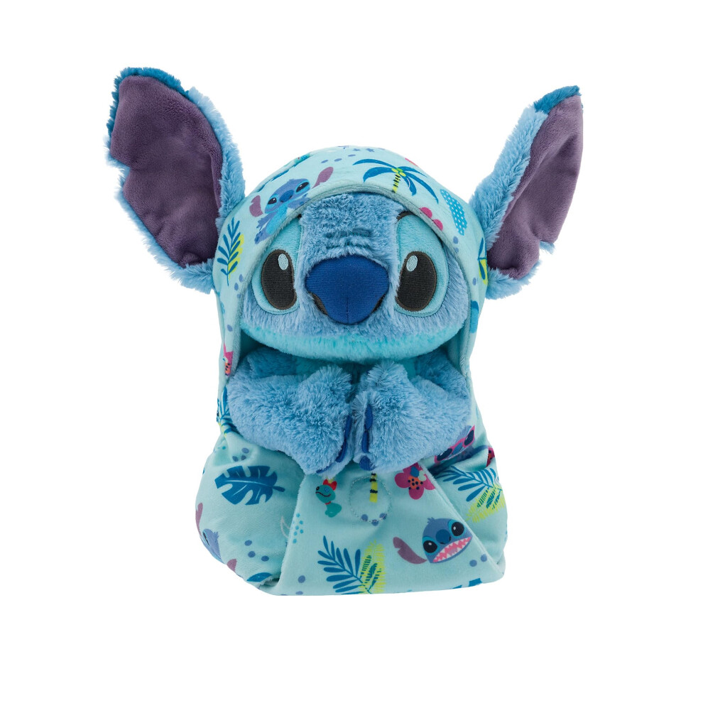 Disney Stitch Plush in Swaddle - Lilo & Stitch Babies - Small 11 3/4 Inch