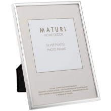 Maturi Silver Plated Photo Frame - Thin Edge 8 x 10-inch (20 x 25cm)