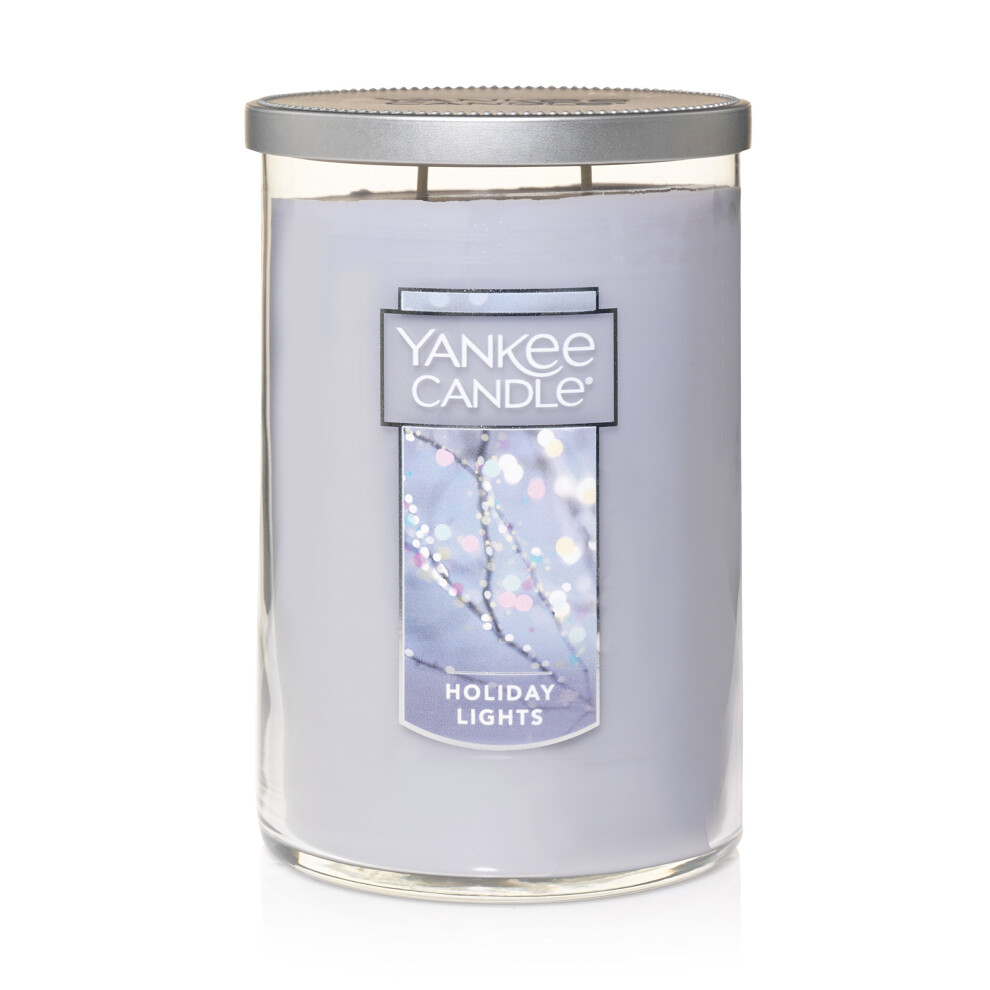 Yankee Candle Holiday Lights Scented  Classic 22oz Large Tumbler 2-Wick Candle  Over 75 Hours of Burn Time