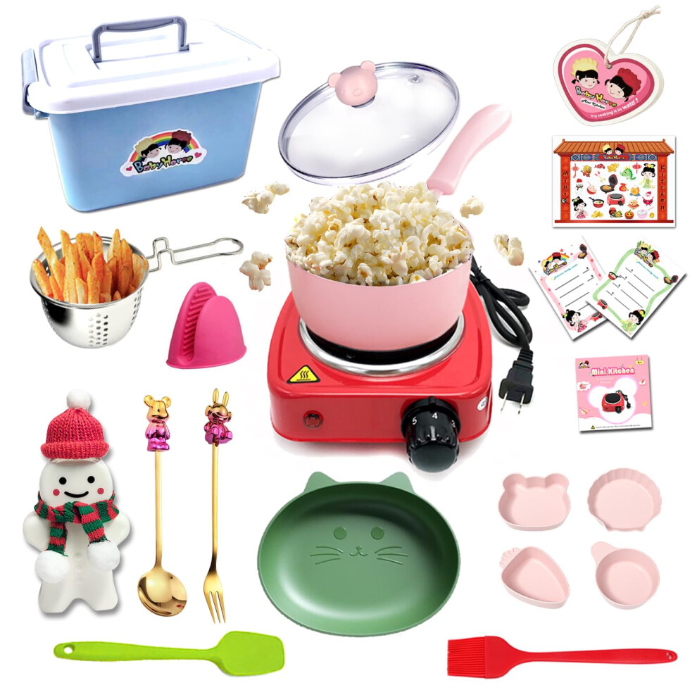 Ensemble de cuisine et de p   tisserie pour enfants Junior Tiny Real Easy Cooking - Mini Stove Burner Chef - Ustensiles de cuisine faciles     cuisin
