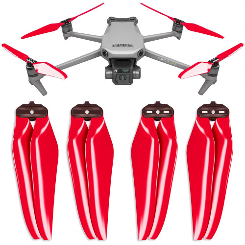 Master Airscrew Stealth Propellers for DJI Mavic 3 - Red  4 pcs
