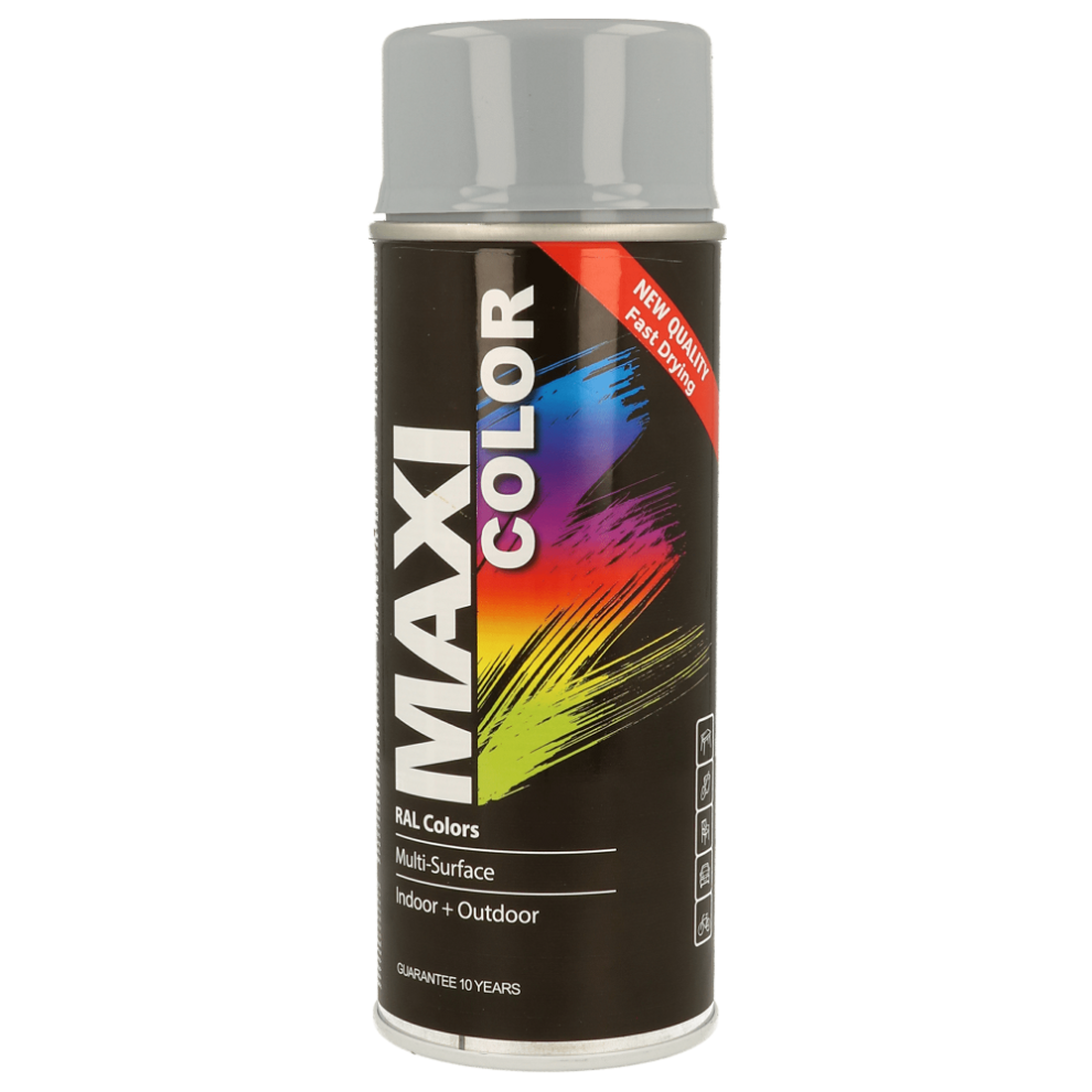 Maxicolor Silver/Grey Mx7001 Spray Gloss Ral7001 400Ml - Image 4