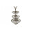 48cm 3 Tier Stag Silver Stand Aluminium Decorative Cake Dessert Display 1