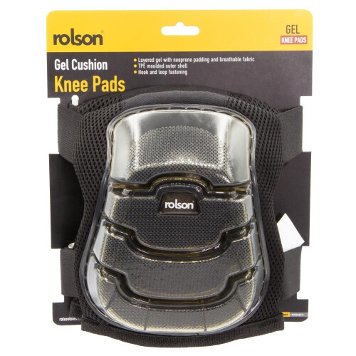 Rolson Gel Cushion Knee Pads with Neoprene Padding Breathable Fabric Durable Support