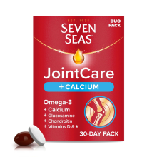 2x Seven Seas Jointcare & Calcium With Omega 3 Essential Support For Bones
