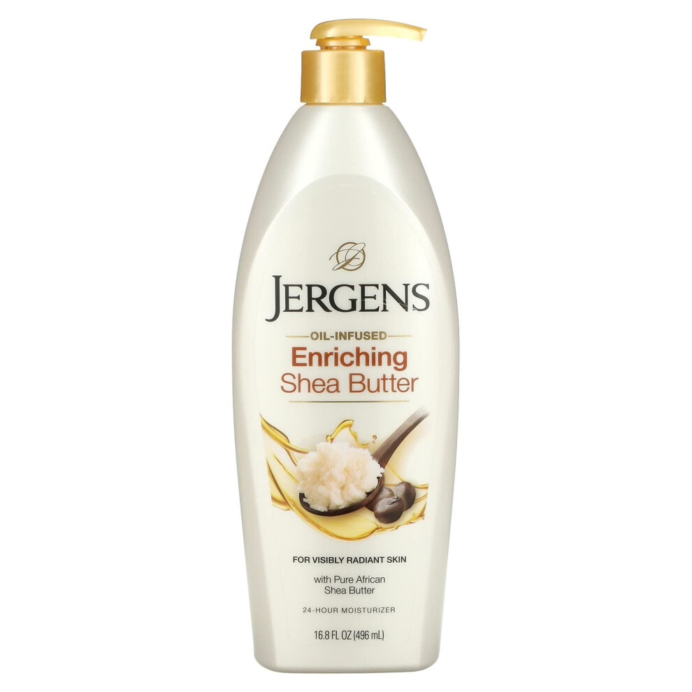 Jergens Enriching Shea Butter Moisturizer 16.8oz (Set Of 2)
