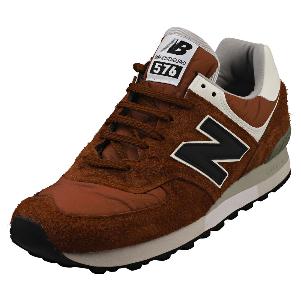 New Balance (9.5) 576 Made In England Mens Fashion Trainers In Brown