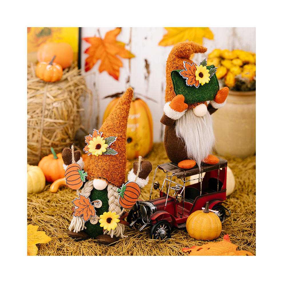 Cheerful Harvest Festival Noface Doll Decorative Gnome Figure Pumpkin Rudolph Display-image-OPC-PFNT2K9-NEW