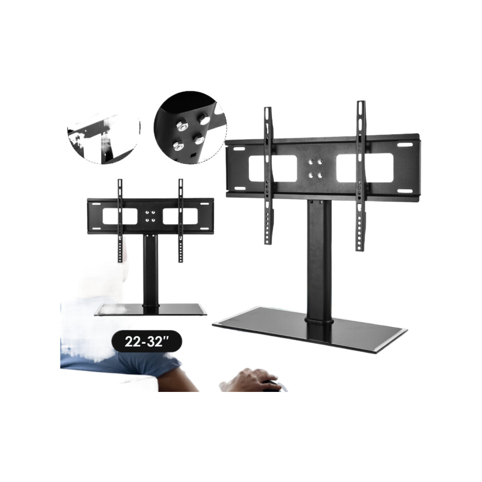 Universal TV Stand 32''-55'' LCD LED Bracket Screen Pedestal Monitor
