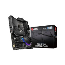 MSI MPG Z490 GAMING PLUS ATX, LGA1200, DDR4, LAN, USB Type C, M.2, DisplayPort, HDMI, Pre-installed I/O Shield, RGB Mystic Light, 10th Gen Intel Core