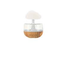 (7-color humidifier) USB Rechargeable Mushroom Rain Cloud Humidifier, 7 LED Light Droplets Cute Rain Cloud Night Light