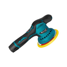 Cordless Car Polisher Electric Polishing Waxer Machine Kit 300W 2500-2800rpm 8 Variable Speed with 2pcs Li-ion Battery Sponge and Sandpaper