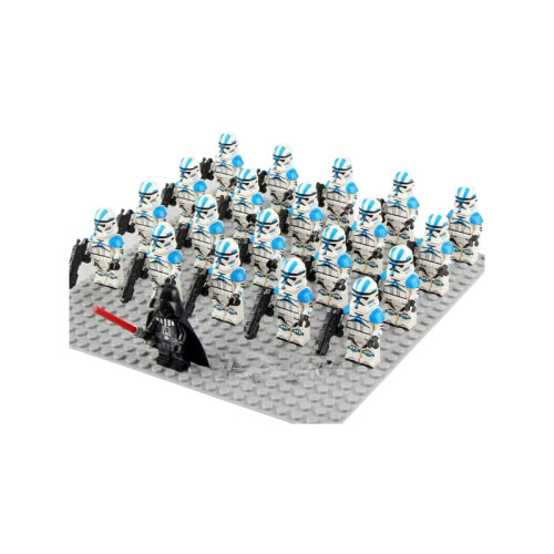 21Pcs Fit Lego Star Wars Darth Vader 501st Clones Minifigures Kids Toy