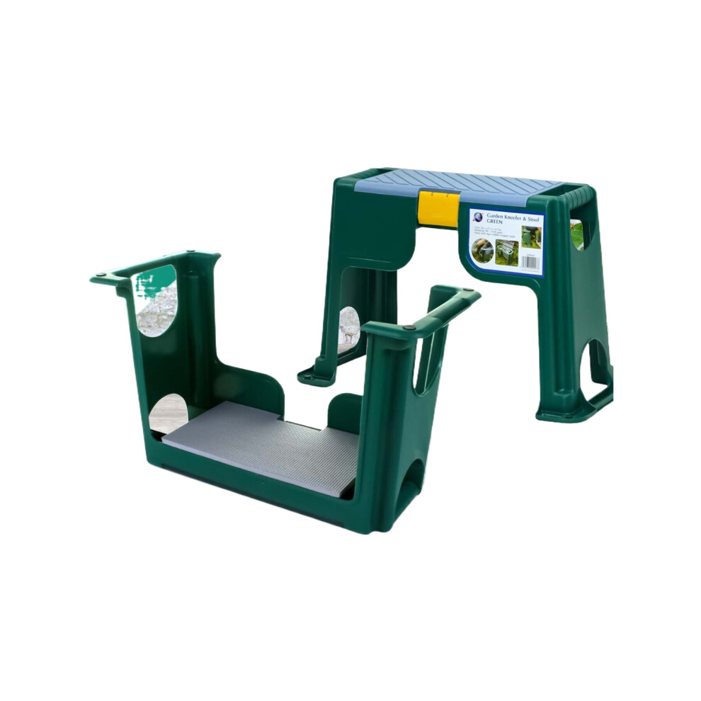 Portable 3 in 1 Garden Bench Kneeler Foam Seat Gardening Tool Box Storage Stool