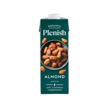 Plenish Unsweetened Organic Almond Milk 1L (8x 1Litre)