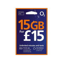 O2 Pay As You Go Sim Card Big Bundle Â15 pack by O2 - Refurbished