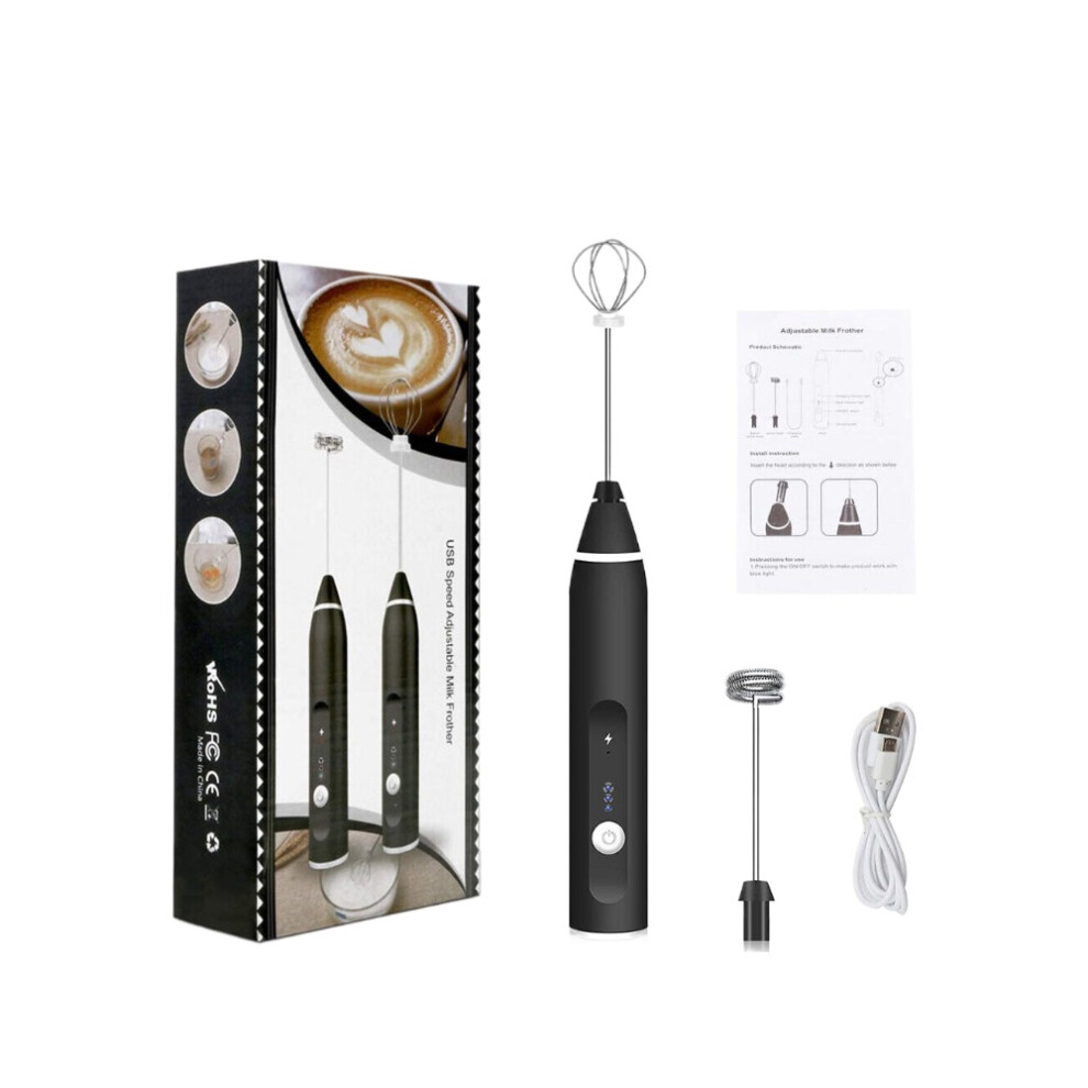 2in1 Wireless Milk Frothers Electric Handheld Blender With USB UK
