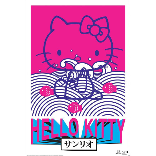 Hello Kitty Hello Kitty Tokyo Rebel Poster