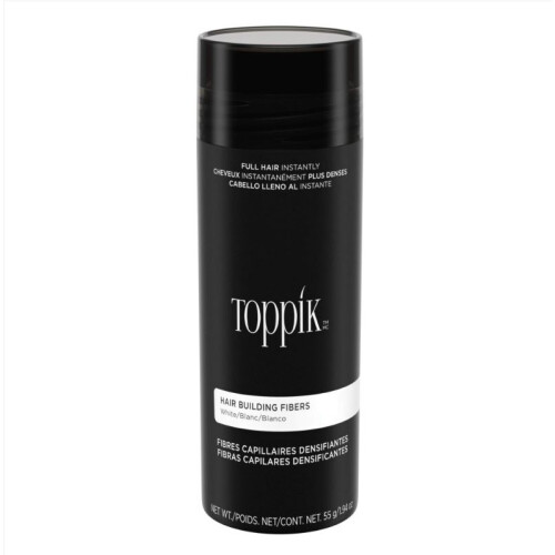 (WHITE) Toppik Hair Building Fibres | Hair Fibres For Thinning Hair