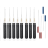 Gebroken sleutel extractor kit gereedschap - puin extractor 12-delig 2