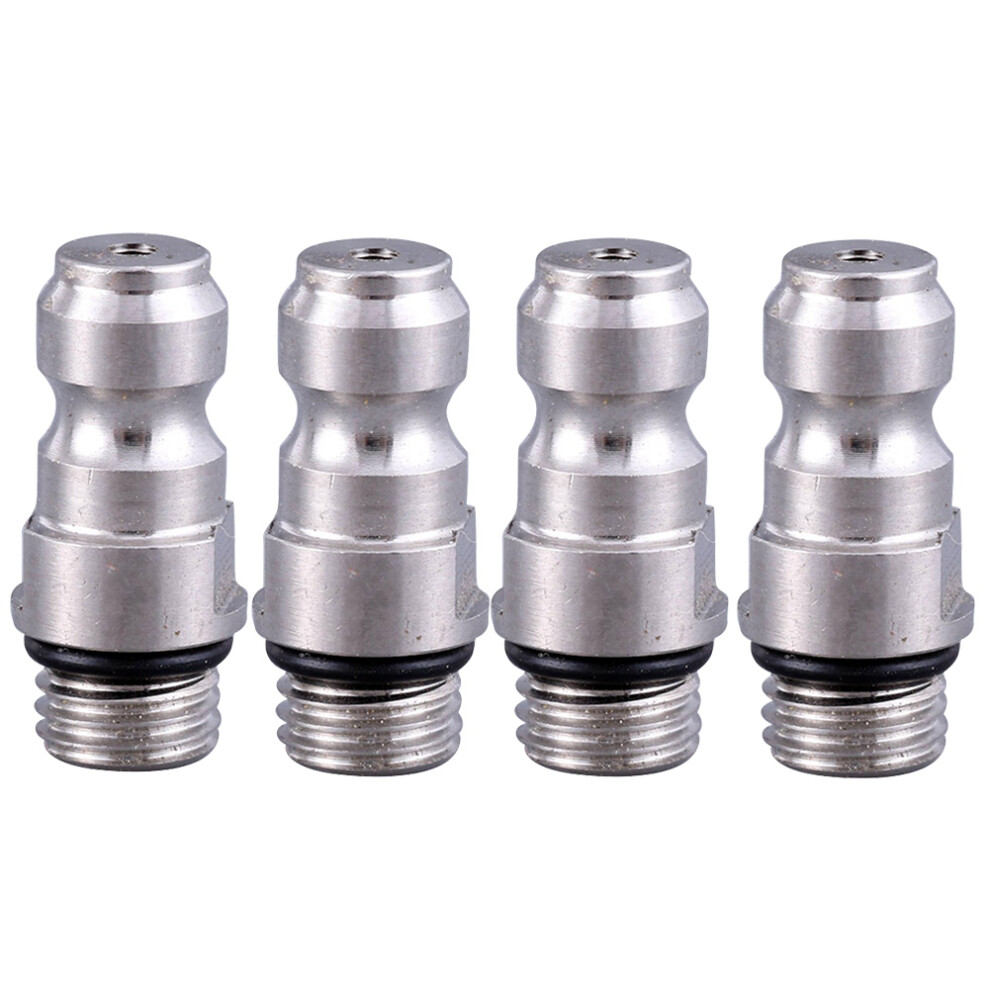 Connecteur mâle gonflable 8MM, filetage M8X1, valve unidirectionnelle, 4 pièces
