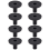 τεμάχια μανίκια κυπέλλων 38x26 χιλ. μαύρα μανίκια κυπέλλων τυμπάνου ανταλλακτικά 2