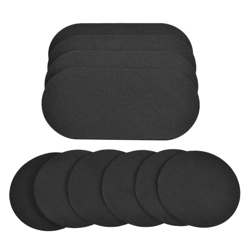 10 pezzi di patch per grancassa, patch per pedali e pad per batteria, durevoli