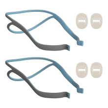 Replacement CPAP Headgear for ResMed AirFit P10 - Adjustable Clips, Soft Washable Straps