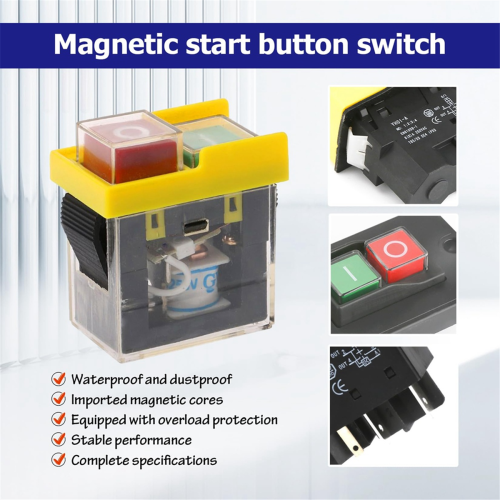 Kjd6 5E4 250V 6A Interruttore di sicurezza universale: elettromagnetico impermeabile 2