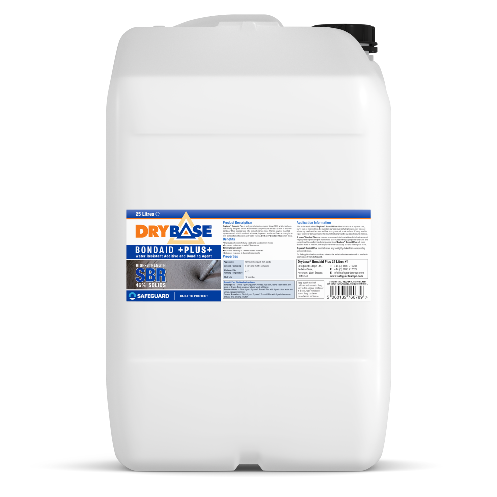 Drybase Bondaid Plus Sbr 25L Water Resistant Bonding Agent For Sand/Cement 5060132760789